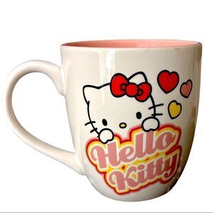 Sanrio Hello Kitty Hearts 18 Ounce Ceramic Mug
